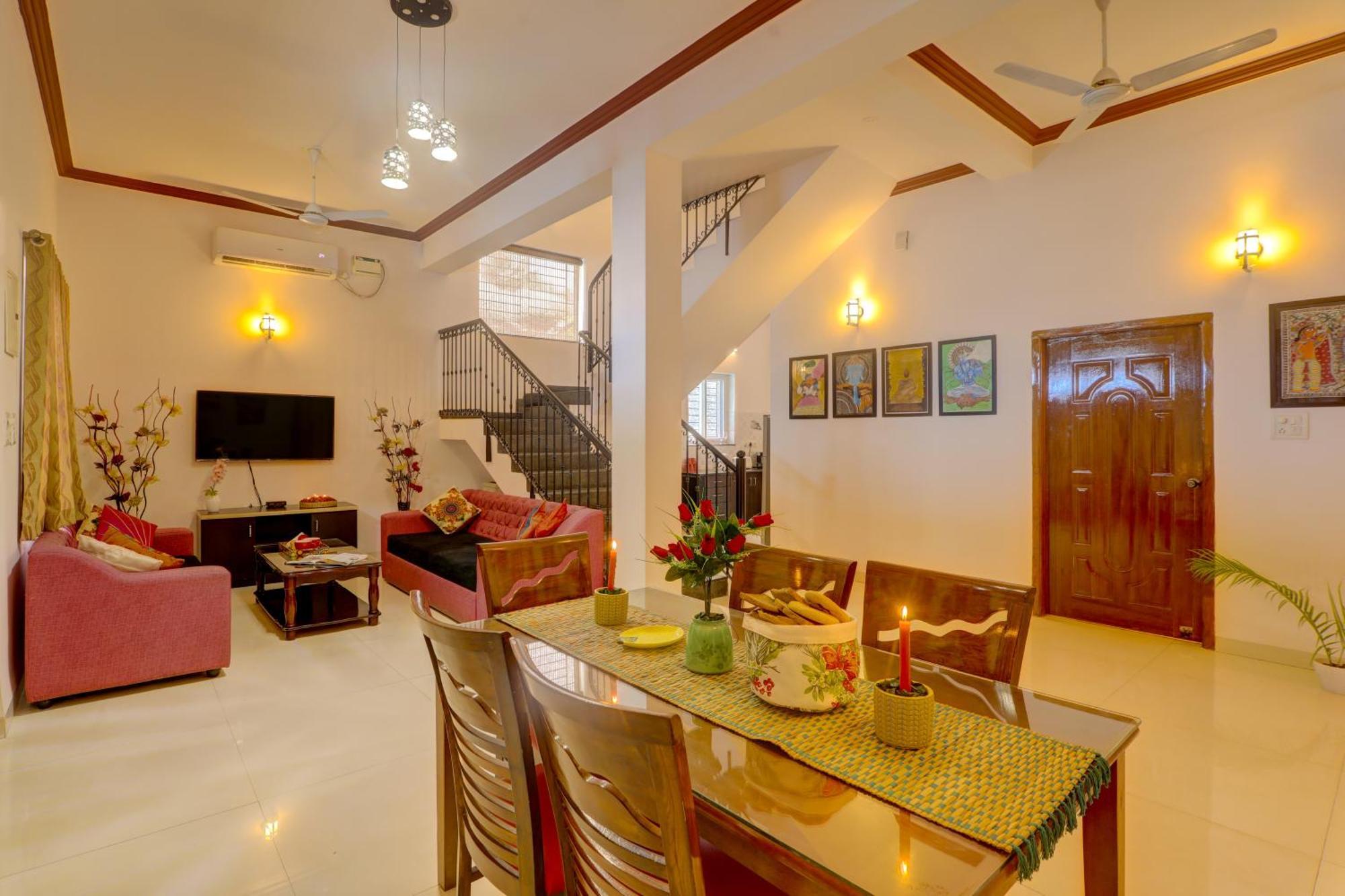 Jaqk Holidays - 9Bhk Villa For Big Groups, Private Pool-Wifi-Cartaker-Parking, North Goa باغا المظهر الخارجي الصورة